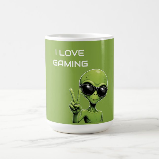 I love gaming coffee mug (Center)