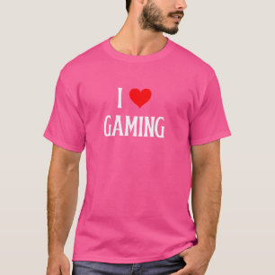 I Love Gaming I Heart Gaming Video Gaming Games lo T-Shirt