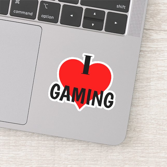 I Love Gaming Stickers - Gamer Stickers (Detail)