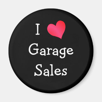 I Love Garage Sales Magnet