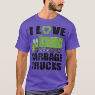 I Love Garbage Trucks 982 T-Shirt
