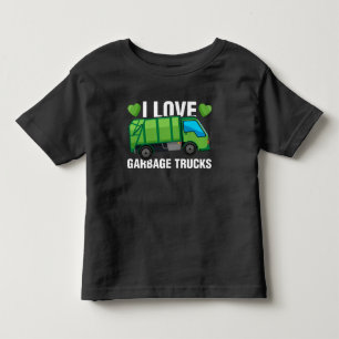 I Love Garbage Trucks Toddler T-Shirt