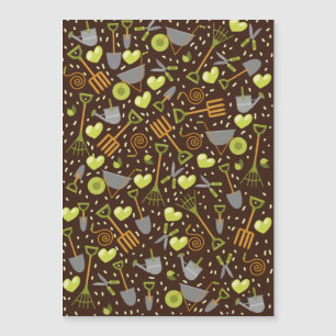 I love Gardening.(dark background version)