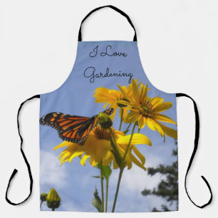 I love Gardening- Floral and Butterfly III Apron