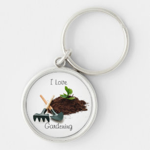 I love gardening Keychain