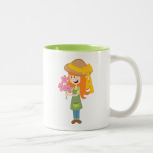 I Love Gardening Two Toned Mug