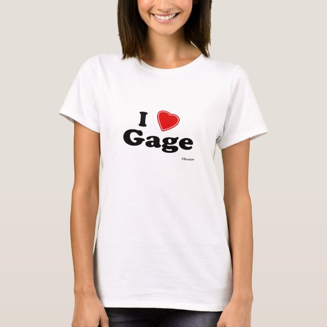 I Love Gauge T-Shirt (Front)