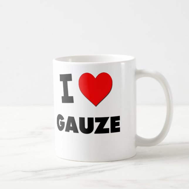 I Love Gauze Coffee Mug (Right)