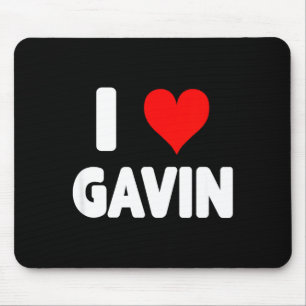 I Love Gavin - Heart  Mouse Mat