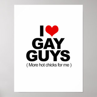 I Love Gay Guys Poster