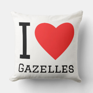 I love gazelles cushion