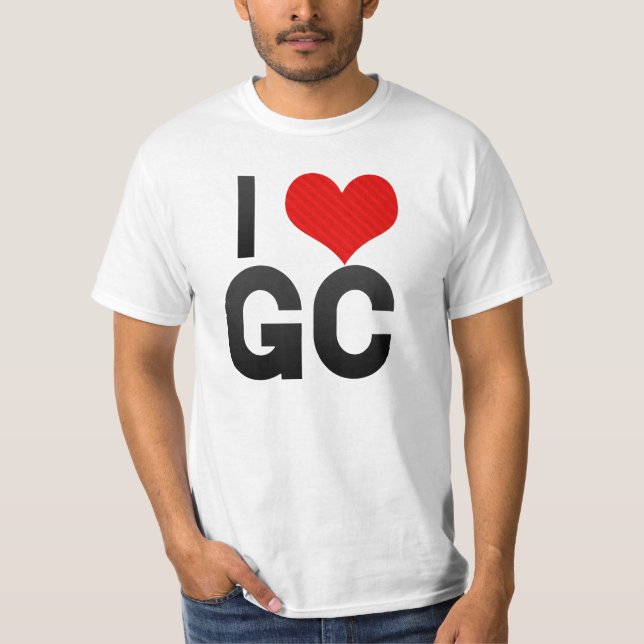 I Love GC T-Shirt (Front)