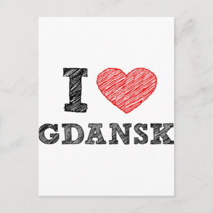I love Gdansk Postcard