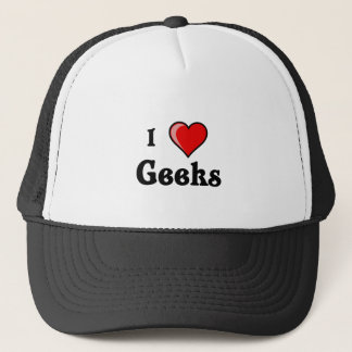 I Love Geeks Trucker Hat