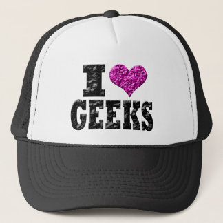I Love Geeks Trucker Hat