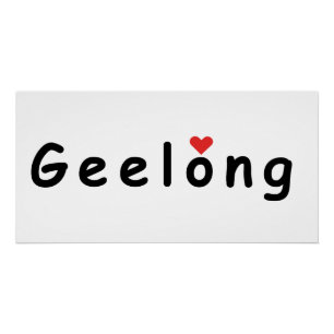 I love Geelong Australia Poster