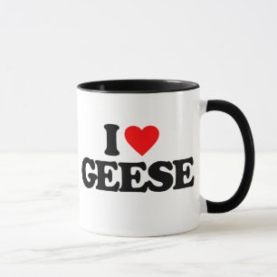 I LOVE GEESE MUG