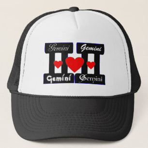 ♊★😍I Love Gemini-Best-Zodiac Sign Basic Stylish Trucker Hat