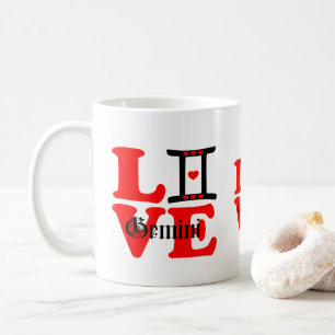 ♊★😍I Love Gemini-Best-Zodiac Sign Classic Coffee Mug