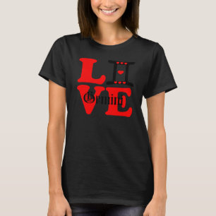 ♊★😍I Love Gemini-Best-Zodiac Sign Fitted Burnout T-Shirt