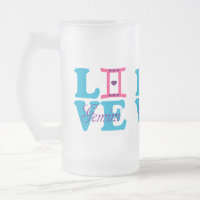 ♊★😍I Love Gemini-Best-Zodiac Sign Frosted Beer