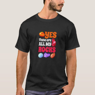 I Love Gemstones Semi Precious Stones Crystals And T-Shirt