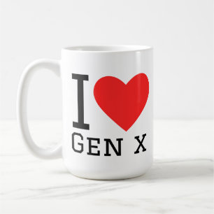 I love gen x coffee mug