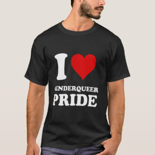 I Love Genderqueer Pride T-Shirt