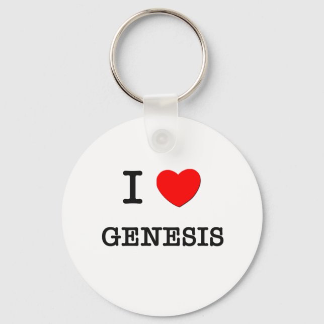 I Love Genesis Key Ring (Front)