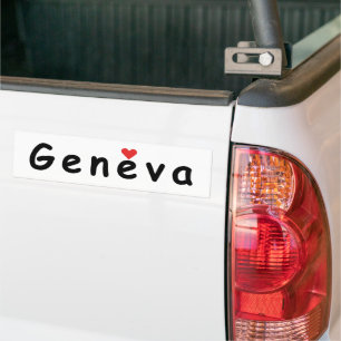 I love Geneva Bumper Sticker