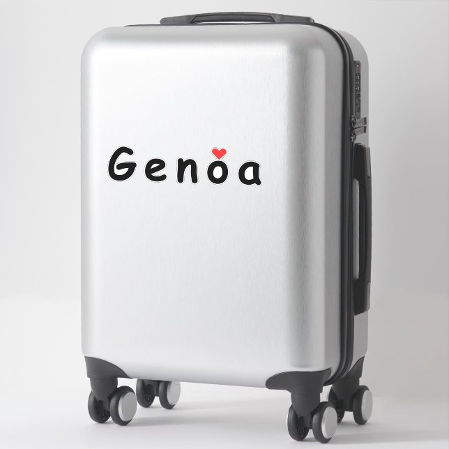 I love Genoa (Suitcase)
