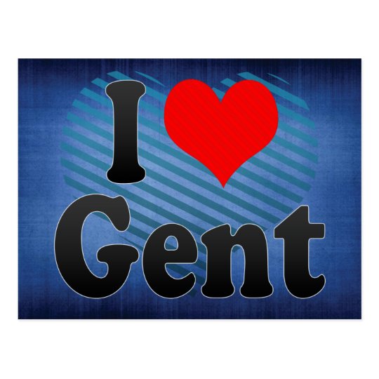 I Love Gent, Belgium. Ik Hou Van Gent, Belgium Postcard