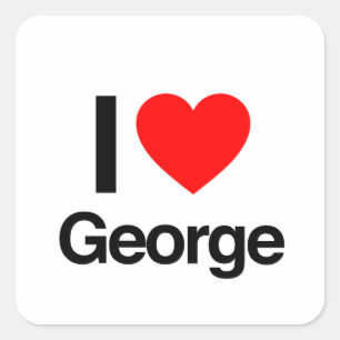 i love george square sticker