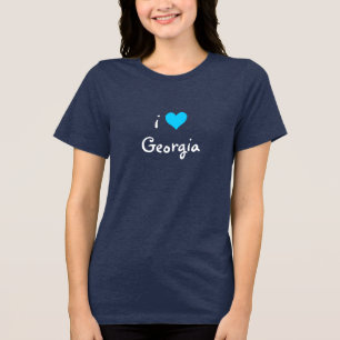 I Love Georgia Tri-Blend Shirt