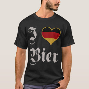 I Love German Beer Oktoberfest Munich Drink Bier T-Shirt