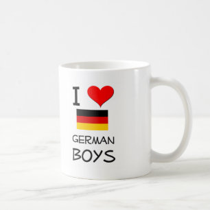I Love German Boys Coffee Mug