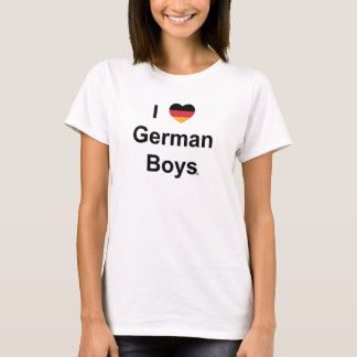 I Love German Boys T-Shirt