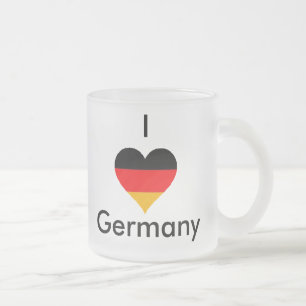 I love Germany glass mug! Frosted Glass Coffee Mug