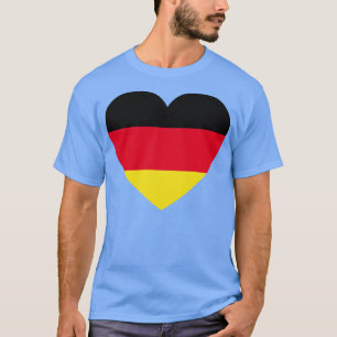I Love Germany HeartShaped German Flag T-Shirt