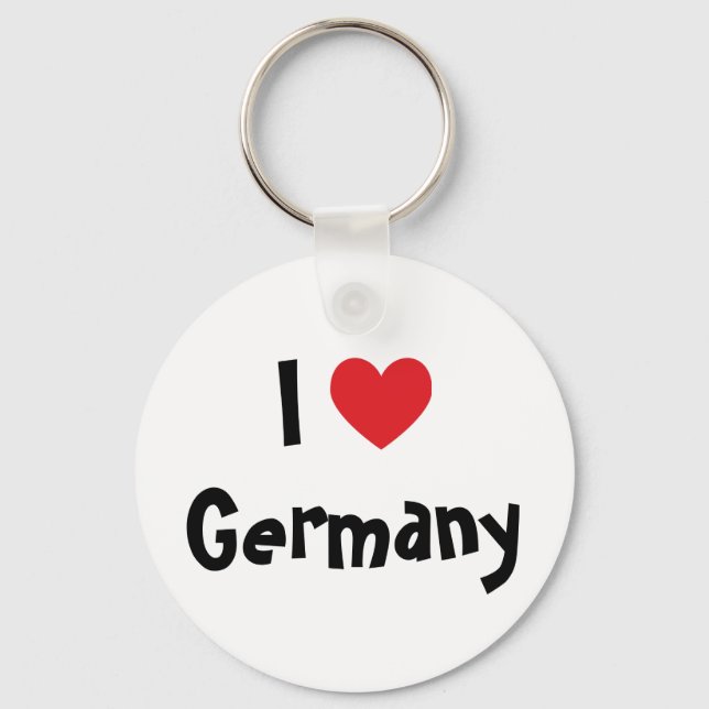 I Love Germany Key Ring (Front)