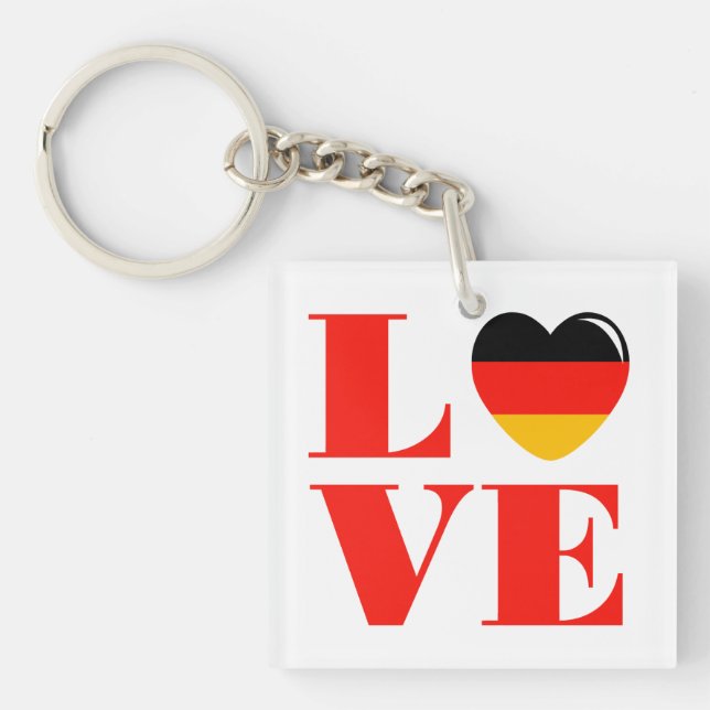 I love Germany Key Ring (Front)