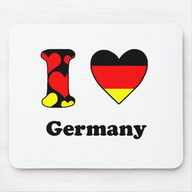 I love Germany Mouse Mat (Front)