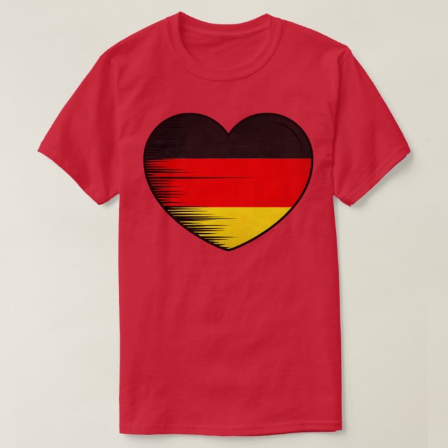 I Love Germany My Home My Country 8 T-Shirt (Design Front)