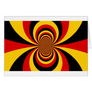 I Love Germany National Flag Colours Art Print