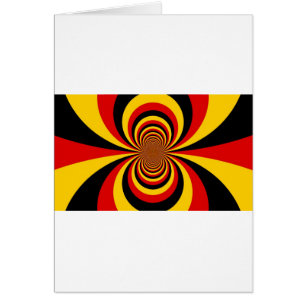 I Love Germany National Flag Colours Art Print