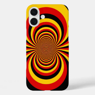 I Love Germany National Flag Colours Art Print iPhone 16 Plus Case