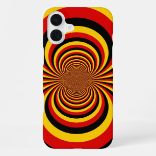 I Love Germany National Flag Colours Art Print iPhone 16 Plus Case