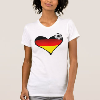 I Love Germany Soccer Heart German Love T-Shirt