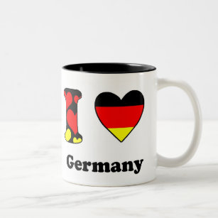 I love Germany Two-Tone Coffee Mug