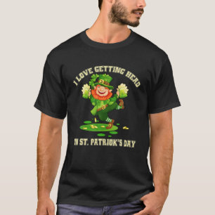 I Love Getting Head On St Patricks Day Leprechaun T-Shirt